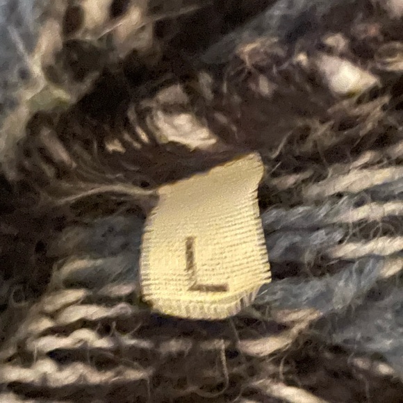 Skjaeveland Norwegian 100% Wool Navy Light Blue Fair Isle Cardigan Size Large - Picture 13 of 13